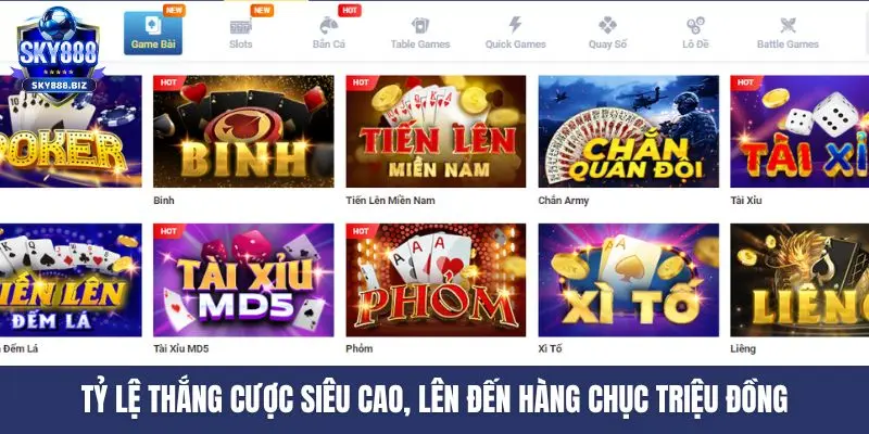 Tỷ lệ thắng cược siêu cao, lên đến hàng chục triệu đồng