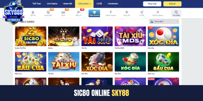 sicbo online